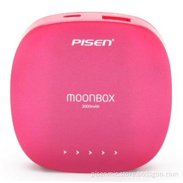 Moonbox 3000 mAh LED Flash Light Red